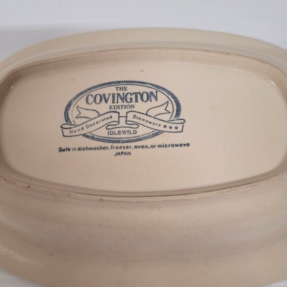 The Covington Edition Idlewild Oval Baker 10'' Serving Vintage 1970s Dishwasher - Picture 5 of 7